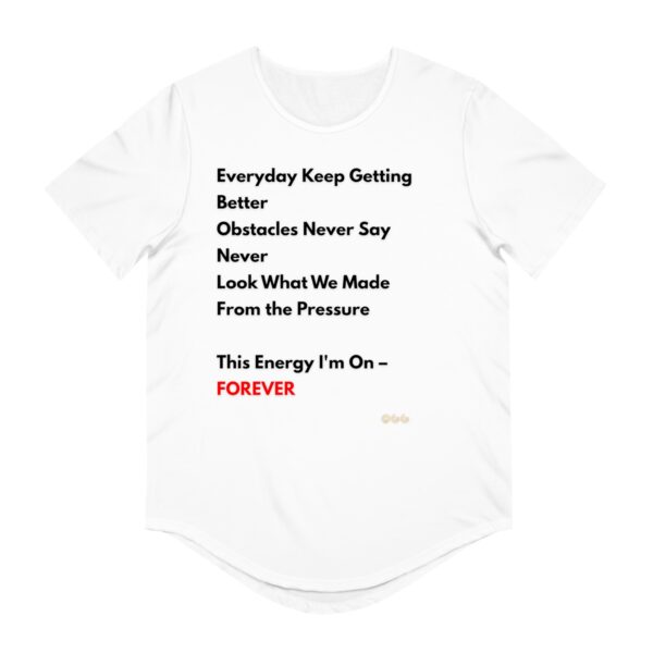 Men's Jersey Curved Hem Tee