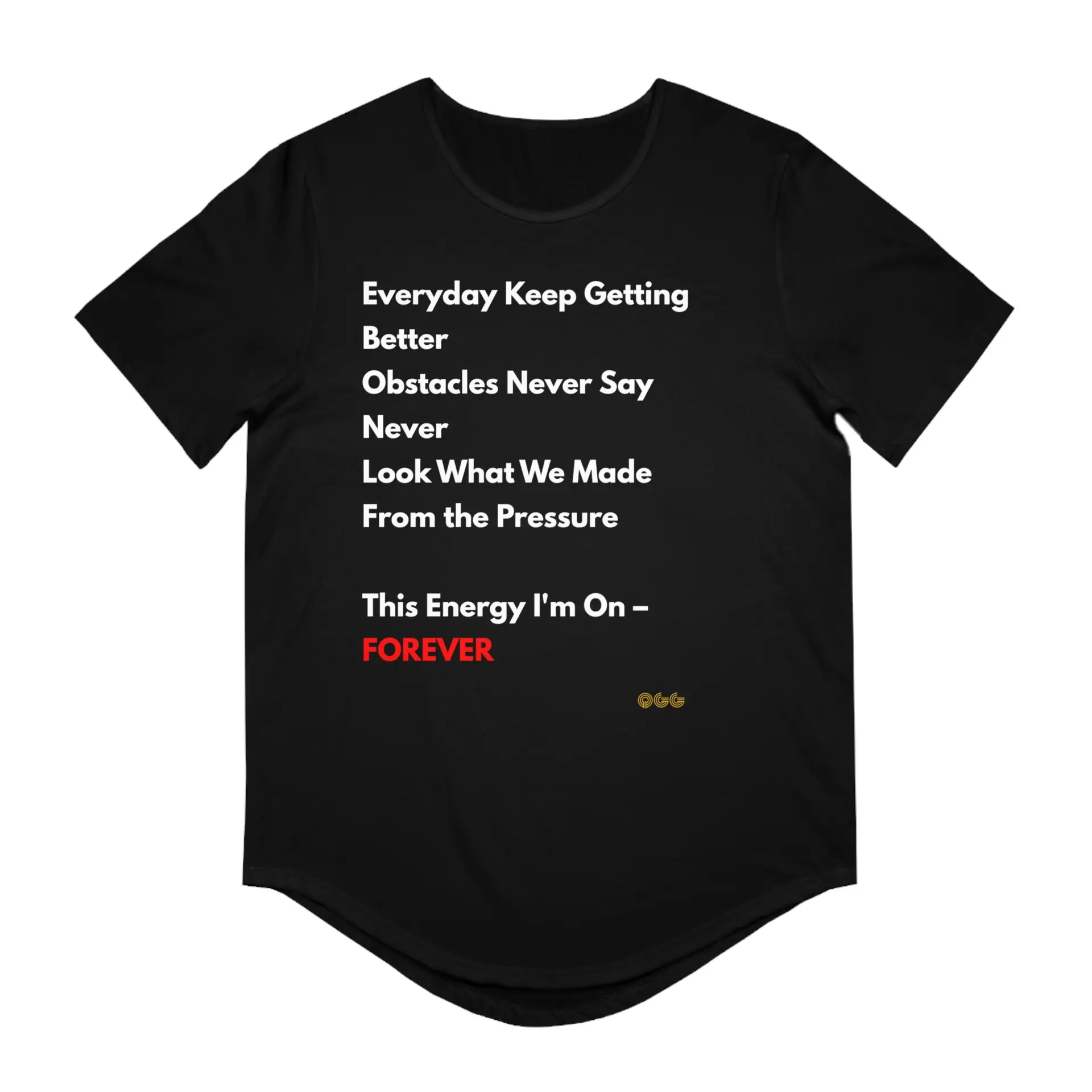 Men's Jersey Curved Hem Tee