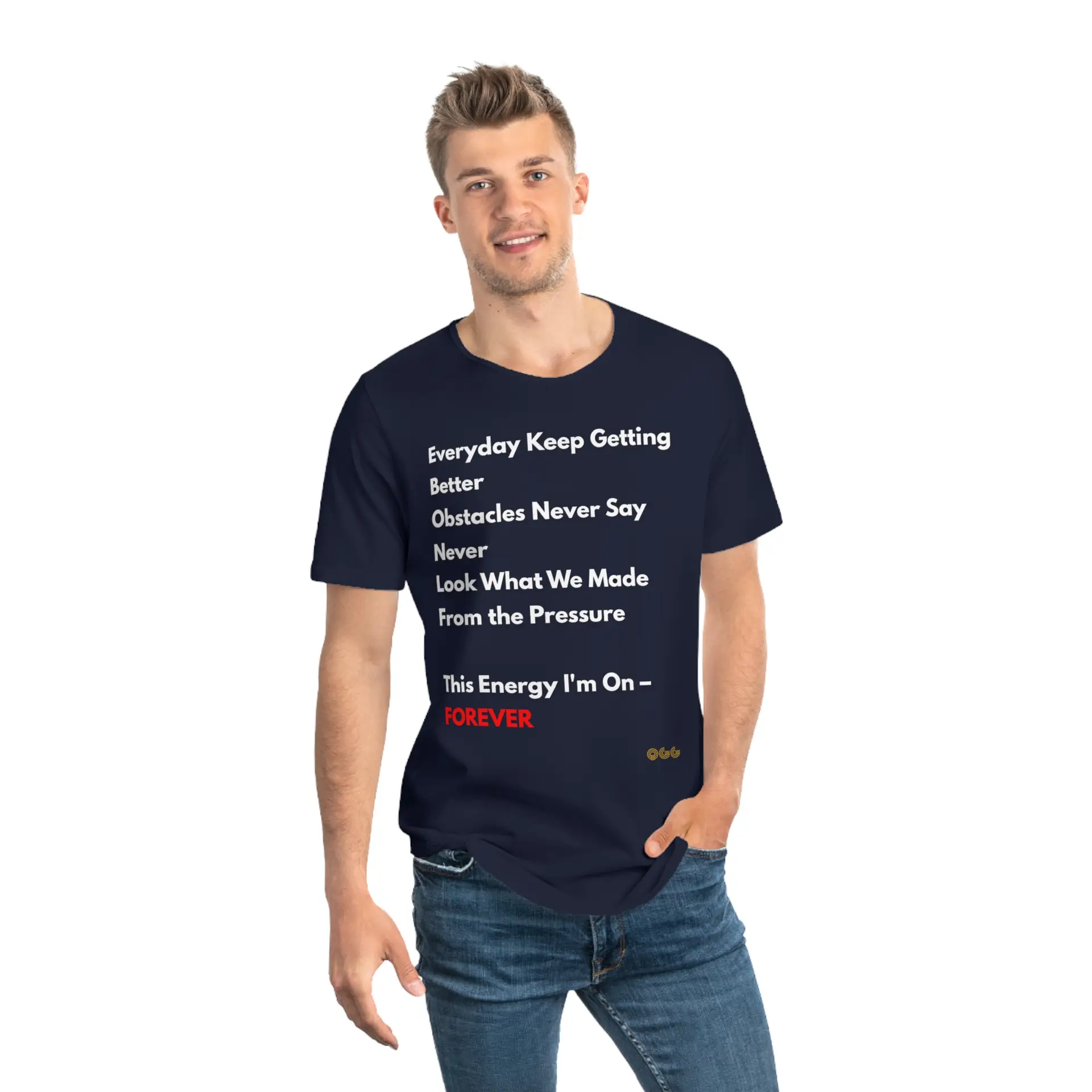 Men's Jersey Curved Hem Tee - Image 13