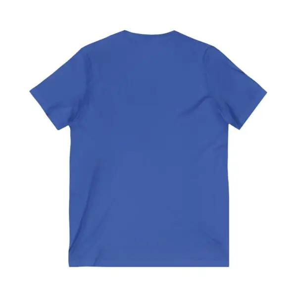 Unisex Jersey Short Sleeve V-Neck Tee - Image 5