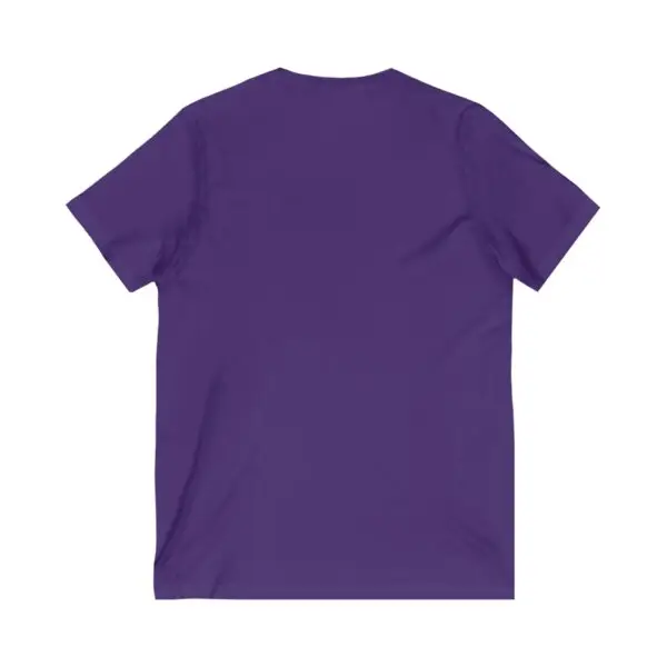 Unisex Jersey Short Sleeve V-Neck Tee - Image 9