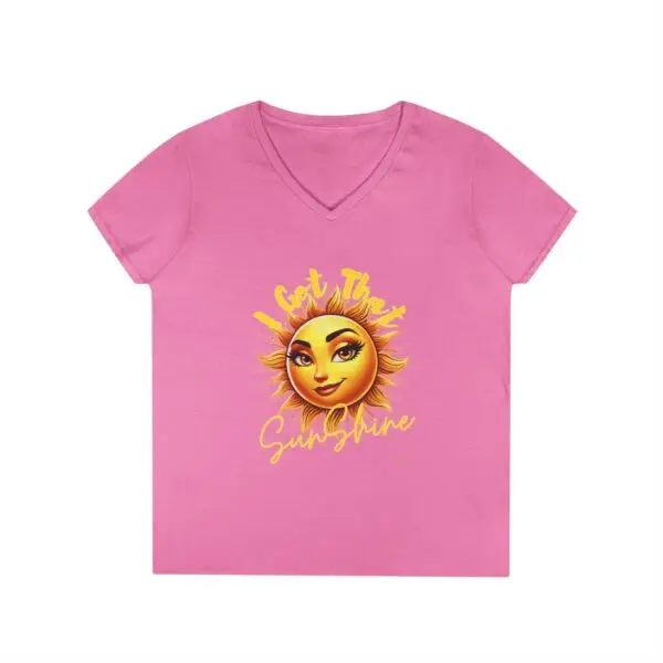 Ladies' V-Neck T-Shirt - Image 13