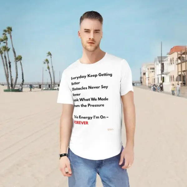 Men's Jersey Curved Hem Tee - Image 3