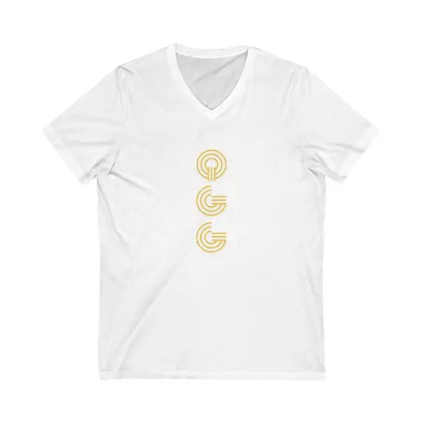 Unisex Jersey Short Sleeve V-Neck Tee